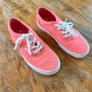 Coral pink vans